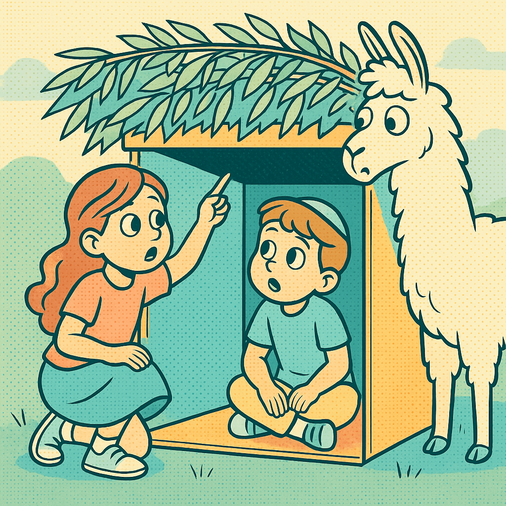 Sukkah Engineers! Sky‑Peek, Shade‑Strong